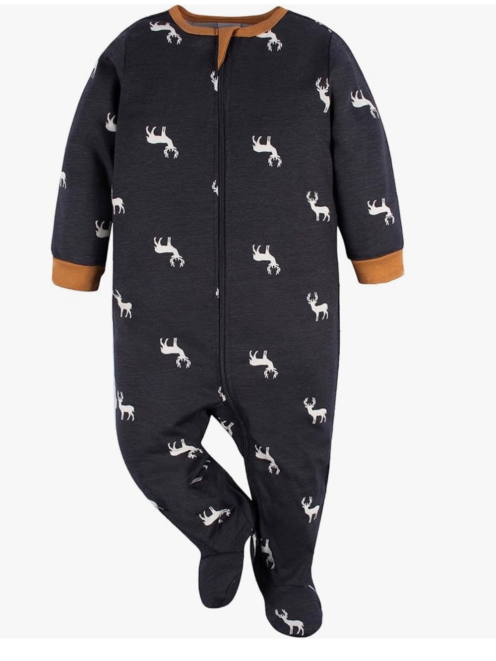 Gerber - Deer 7Pc Set, Navy Blue/Brown, Newborn
